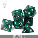 Malachite Dice Set (Gift Box) - Bards & Cards