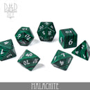 Malachite Dice Set (Gift Box) - Bards & Cards