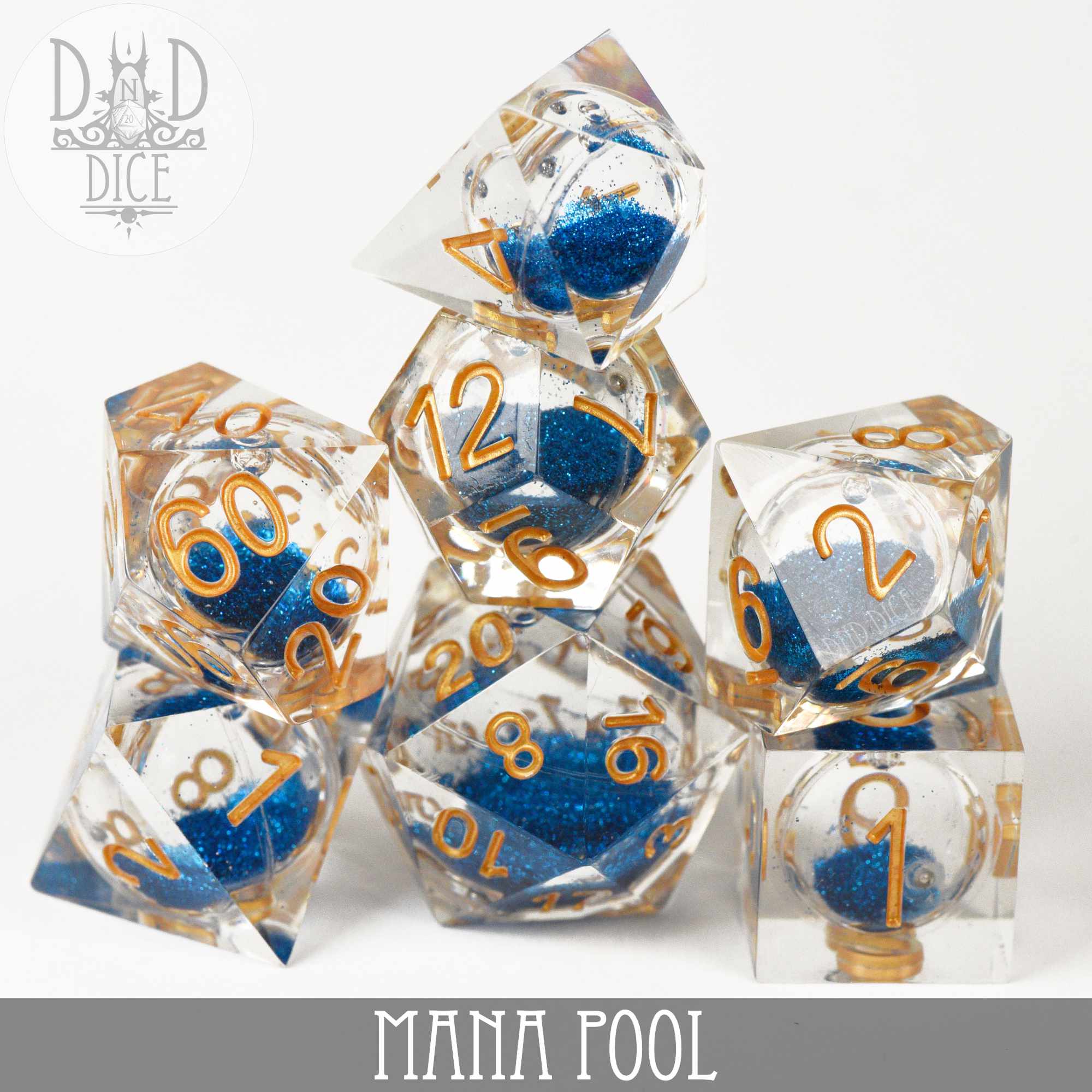 Mana Pool Liquid Core Dice Set - Bards & Cards