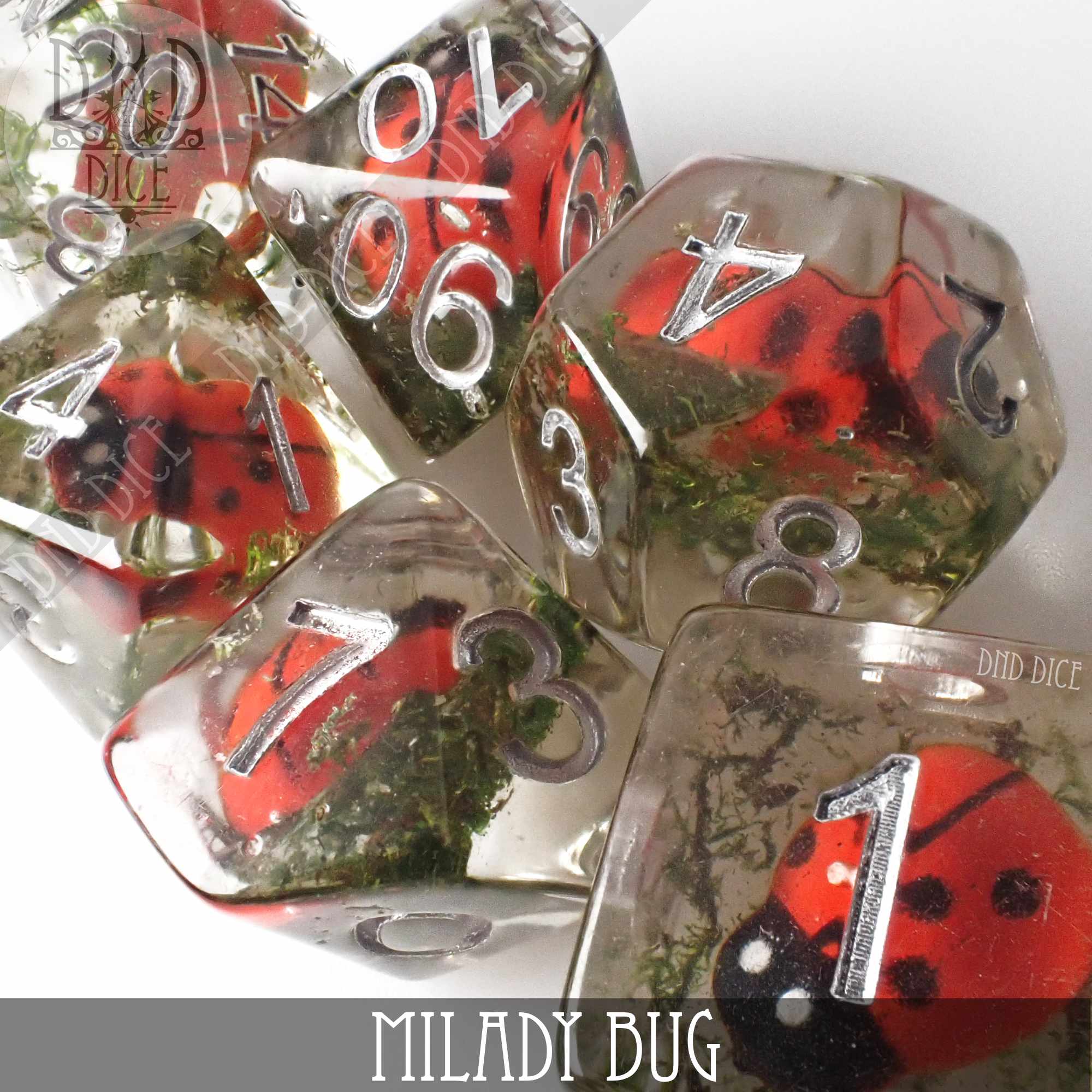 Milady Bug Dice Set - Bards & Cards