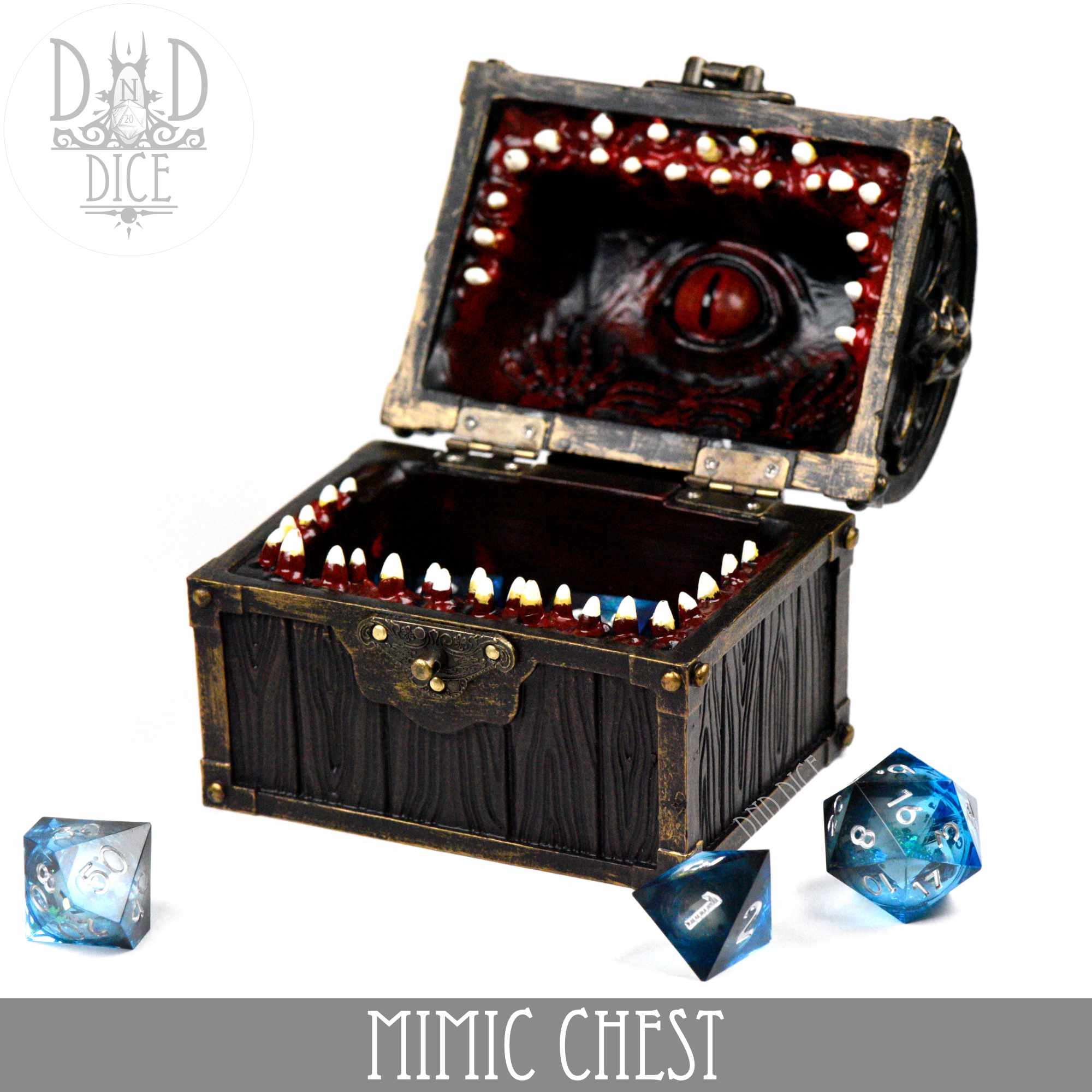 Mimic Chest Dice Box - Bards & Cards