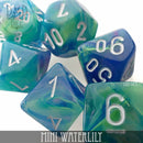 Mini Waterlily Dice Set (10mm) - Bards & Cards