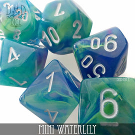 Mini Waterlily Dice Set (10mm) - Bards & Cards