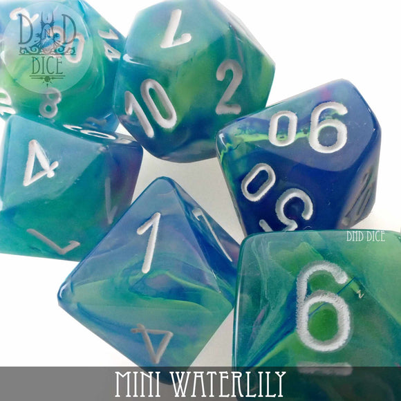 Mini Waterlily Dice Set (10mm) - Bards & Cards