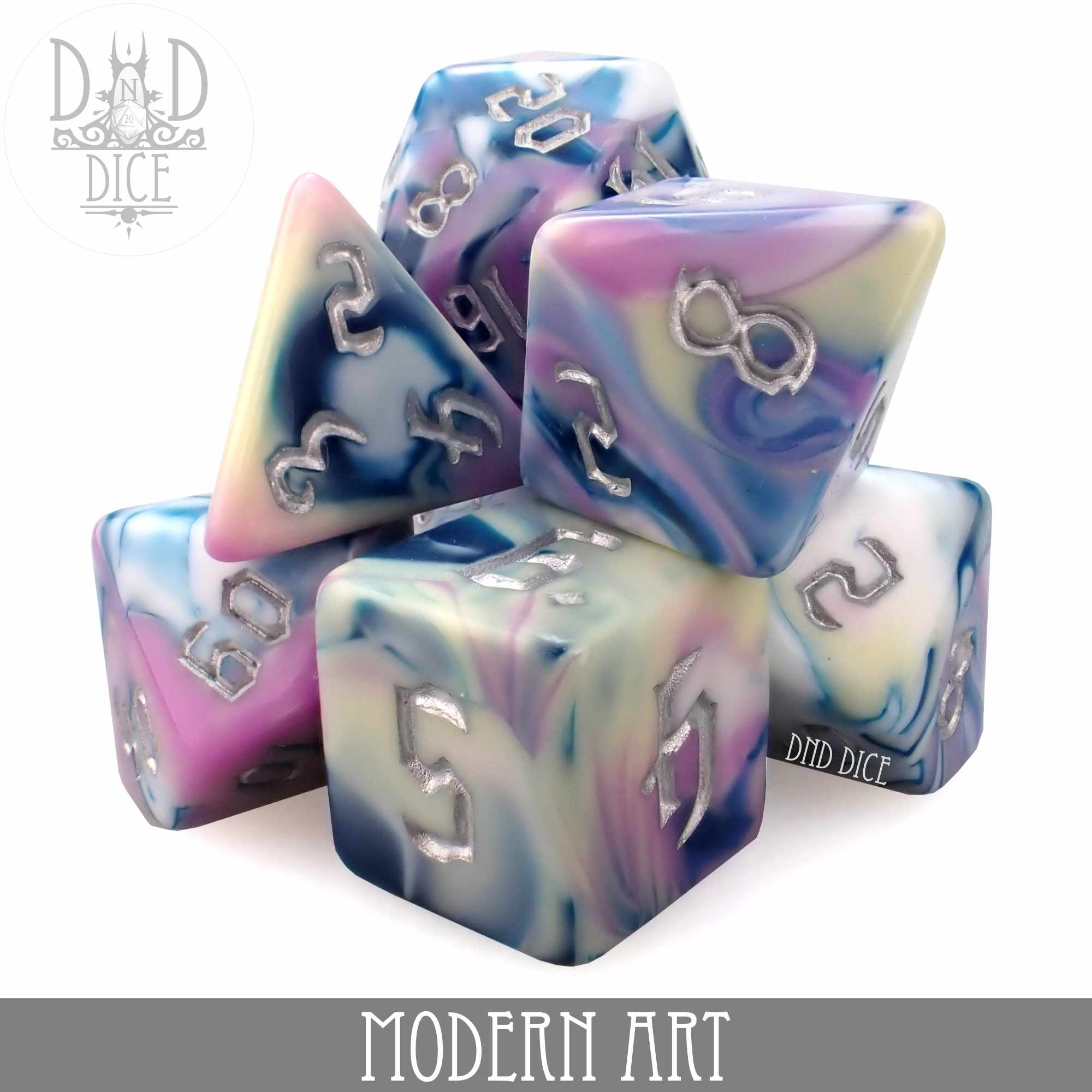 Modern Art Dice Set - Bards & Cards