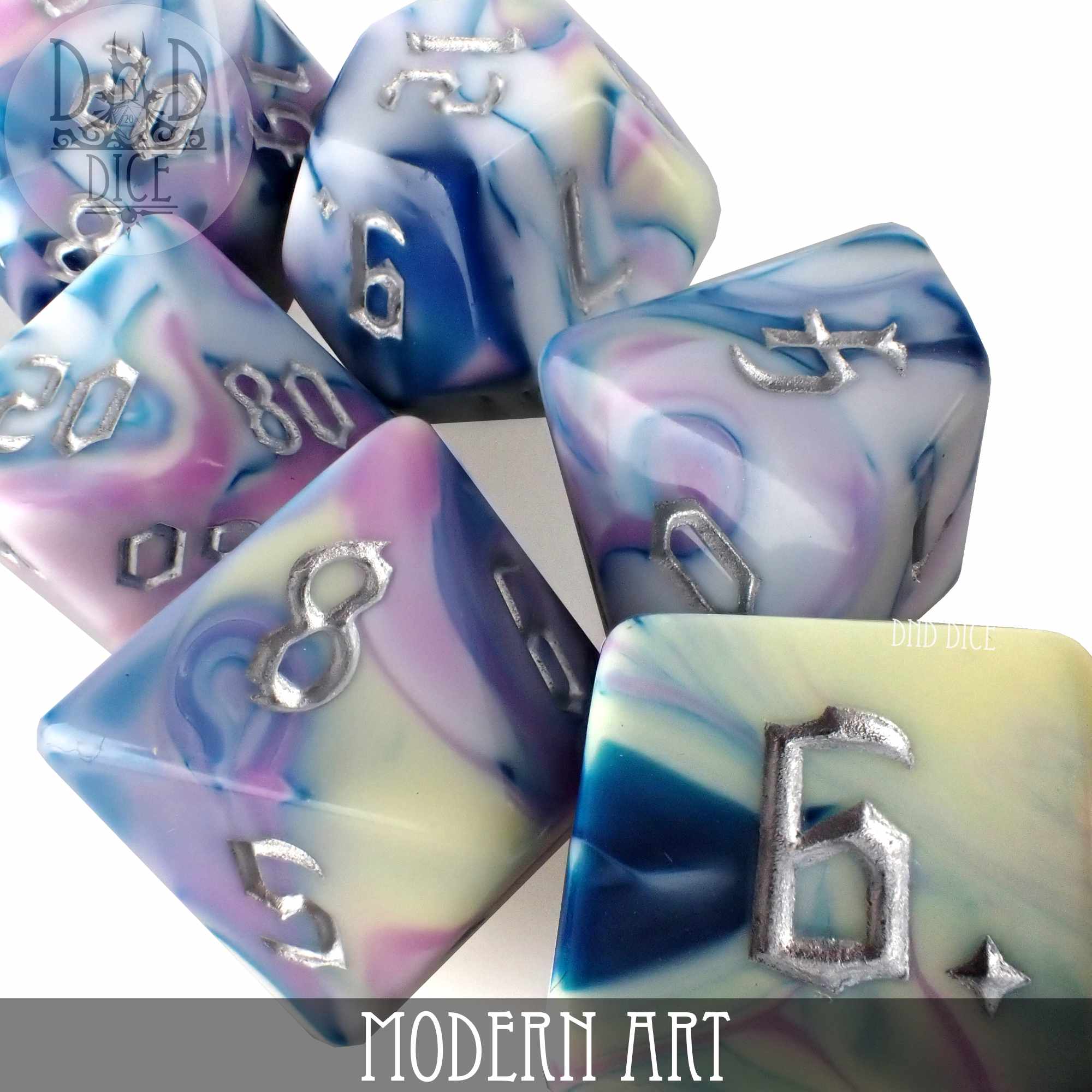 Modern Art Dice Set - Bards & Cards