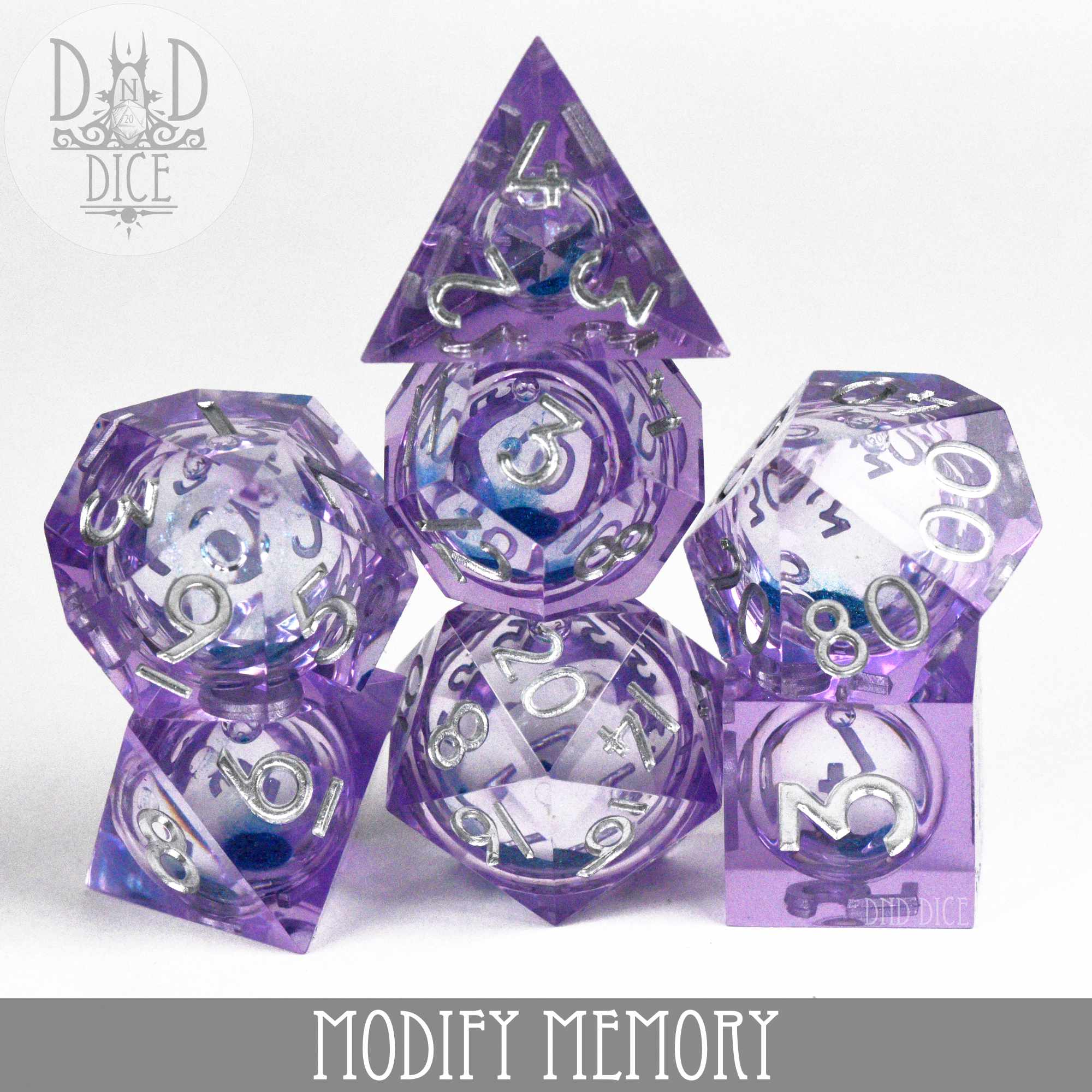 Modify Memory Liquid Core Dice Set - Bards & Cards