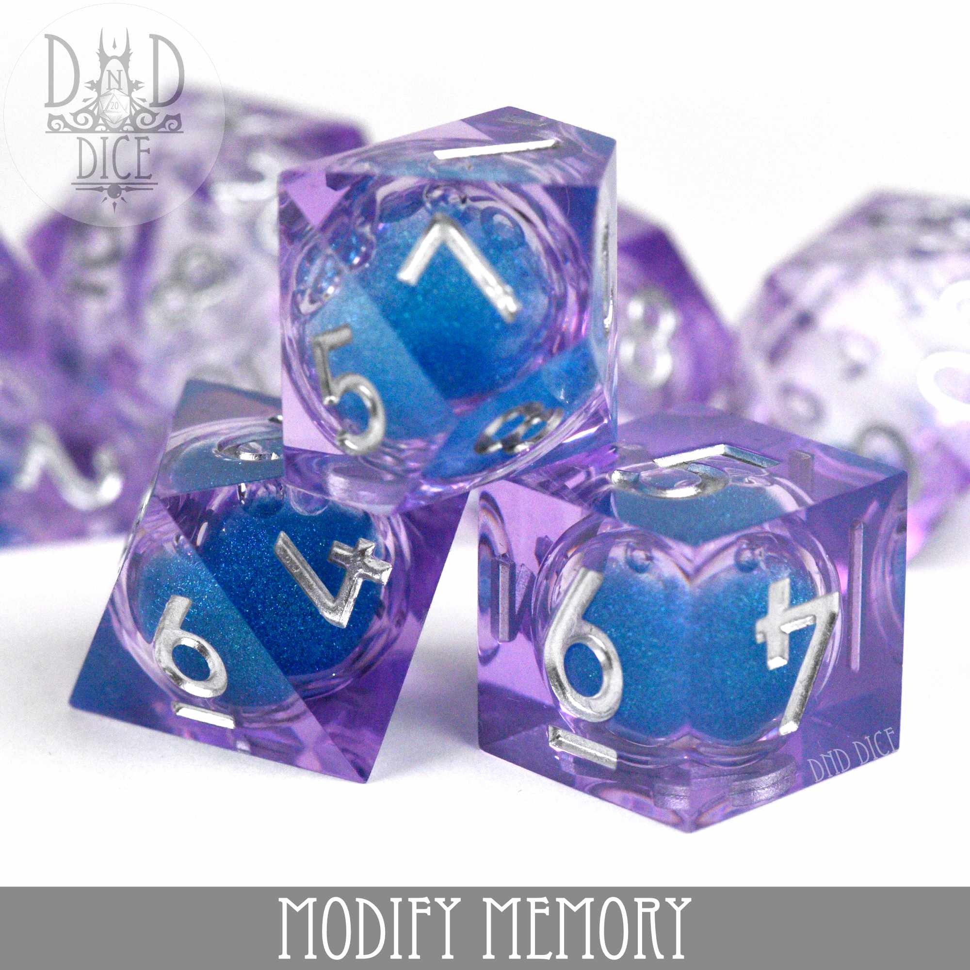 Modify Memory Liquid Core Dice Set - Bards & Cards