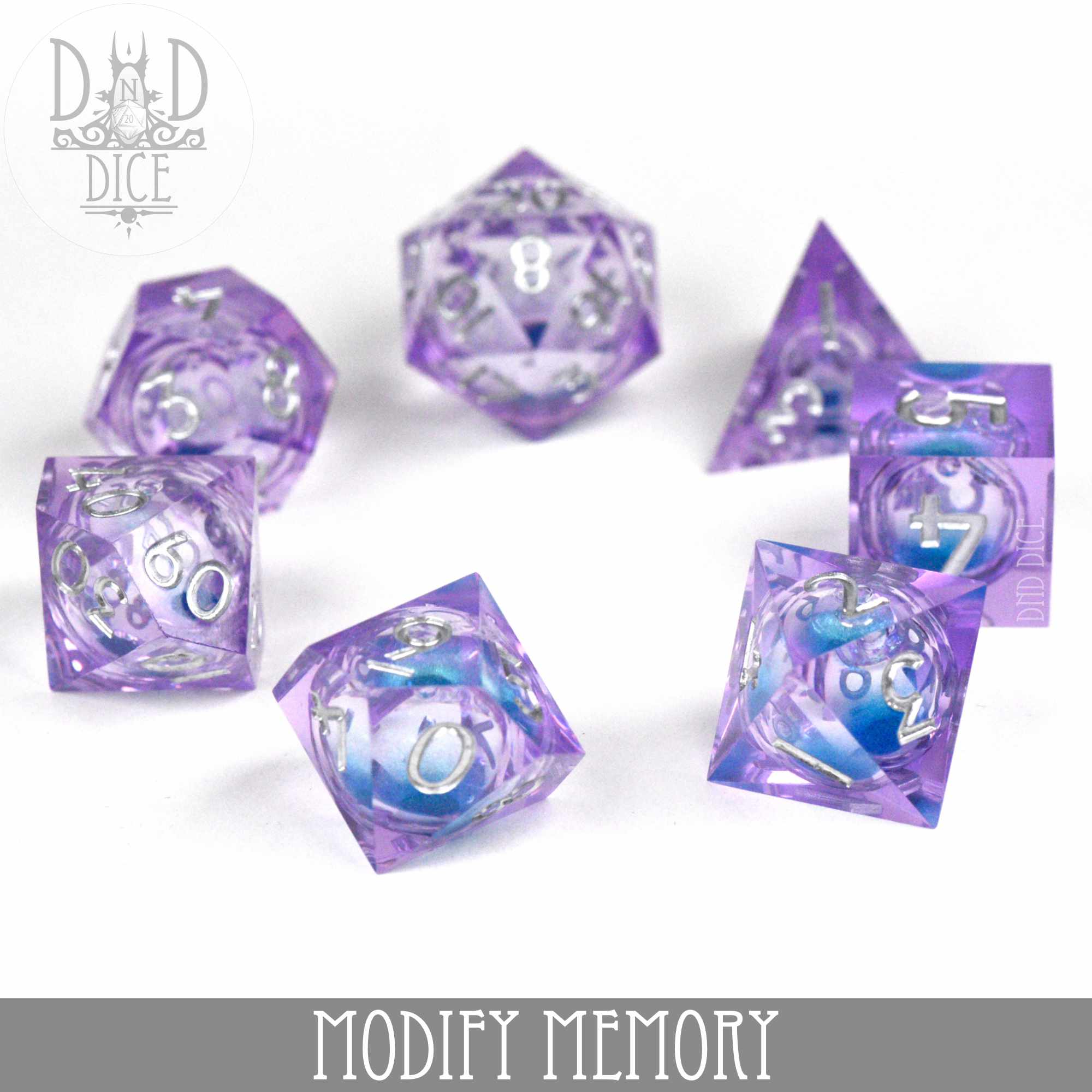 Modify Memory Liquid Core Dice Set - Bards & Cards