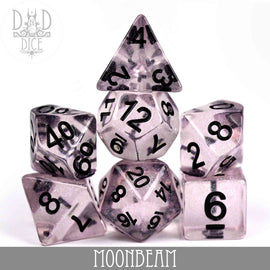 Moonbeam Dice Set - Bards & Cards