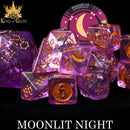 Moonlit Night 12 Dice Set - Bards & Cards