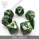 Moss Garden Dice Set - Bards & Cards