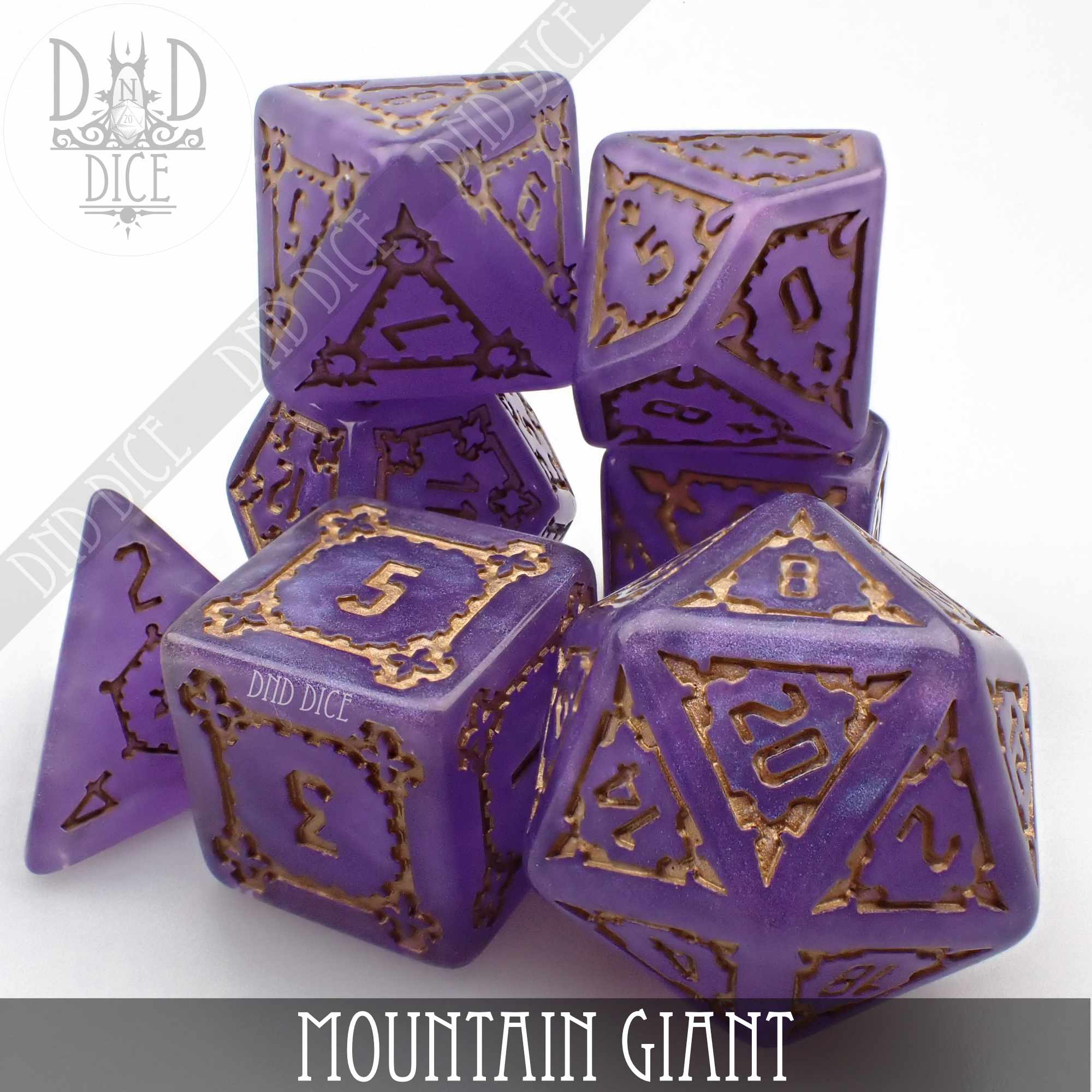 Mountain Giant Dice Set (Oversize) - Bards & Cards