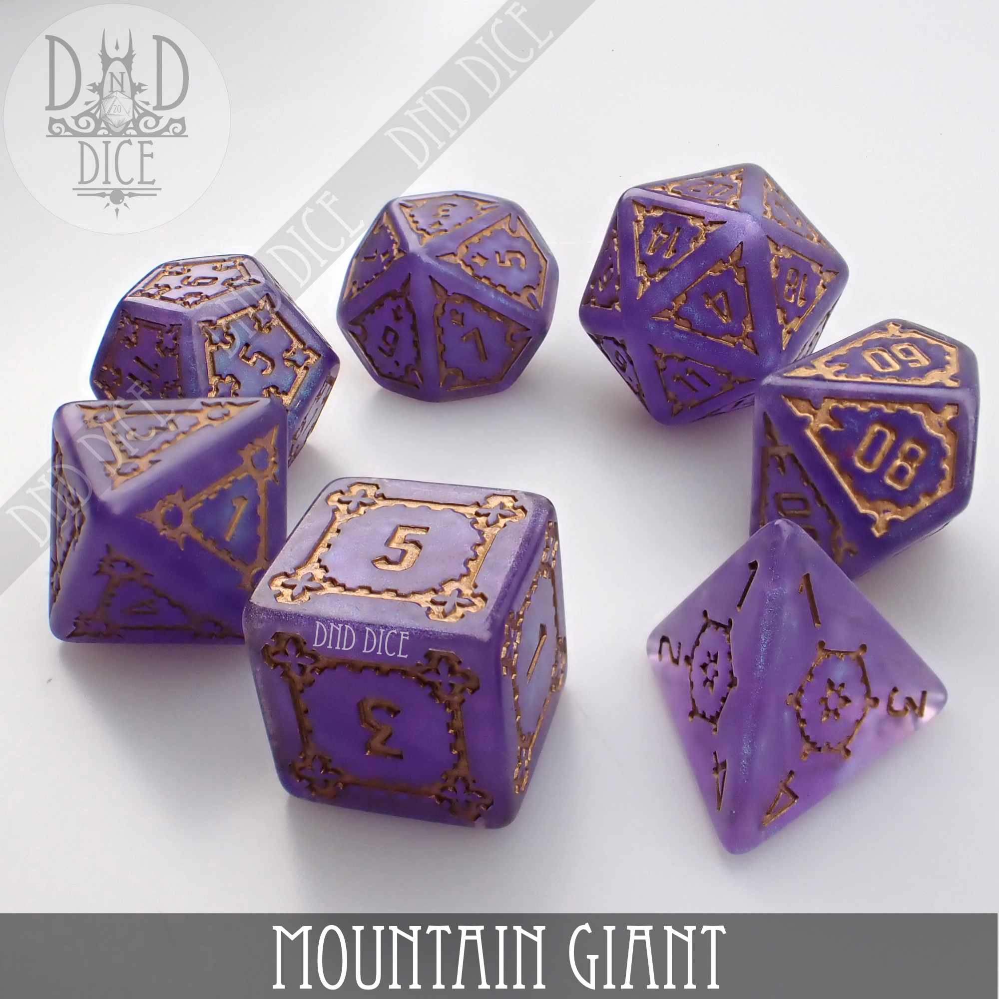 Mountain Giant Dice Set (Oversize) - Bards & Cards