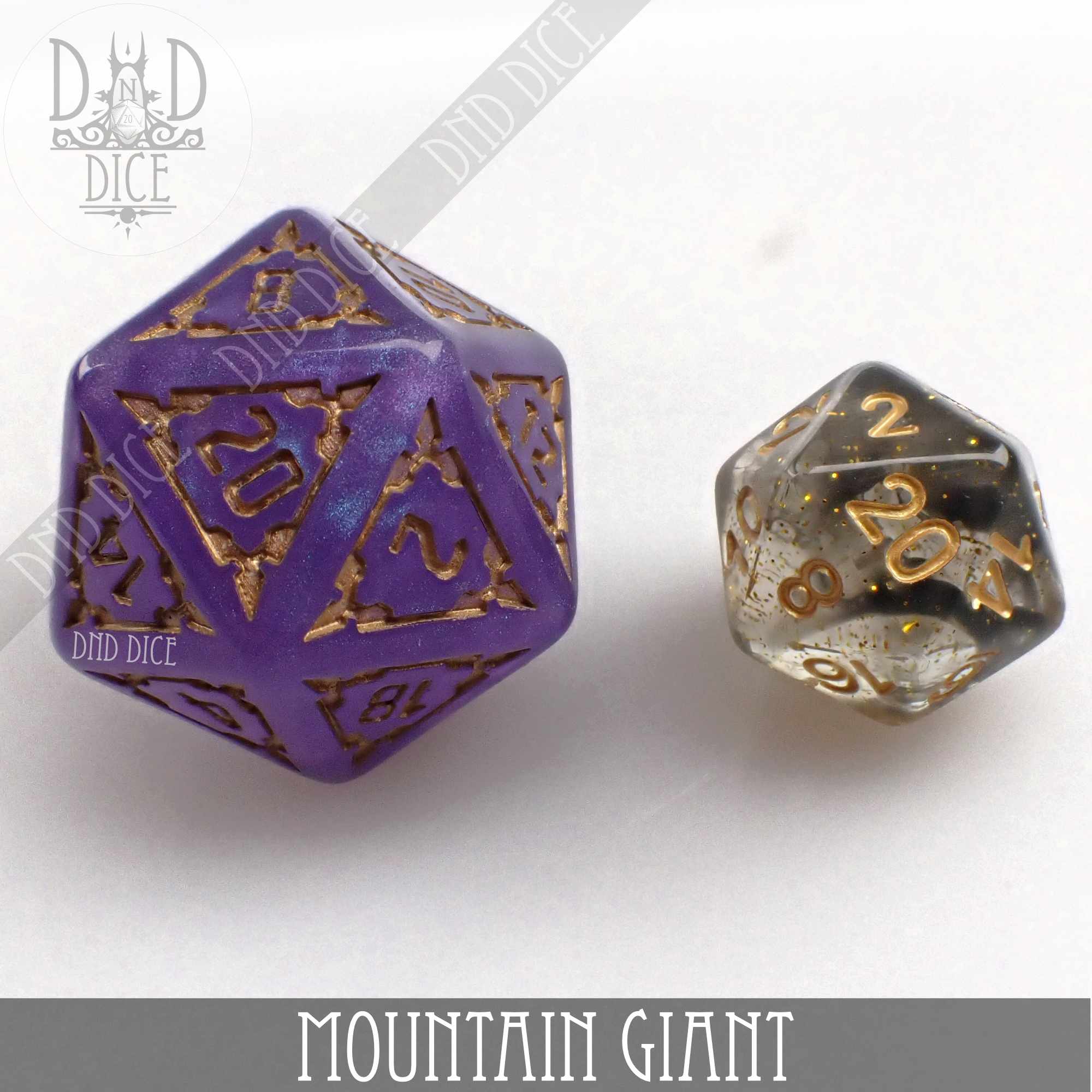 Mountain Giant Dice Set (Oversize) - Bards & Cards