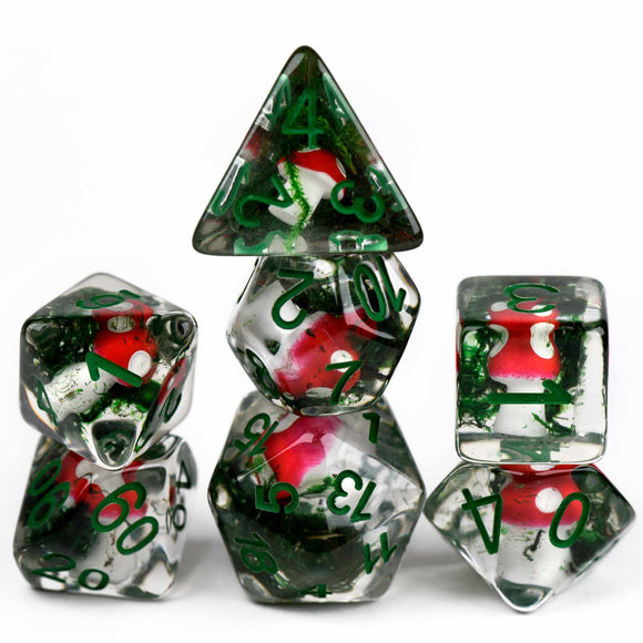 Mushroomcore Dice Set - Bards & Cards