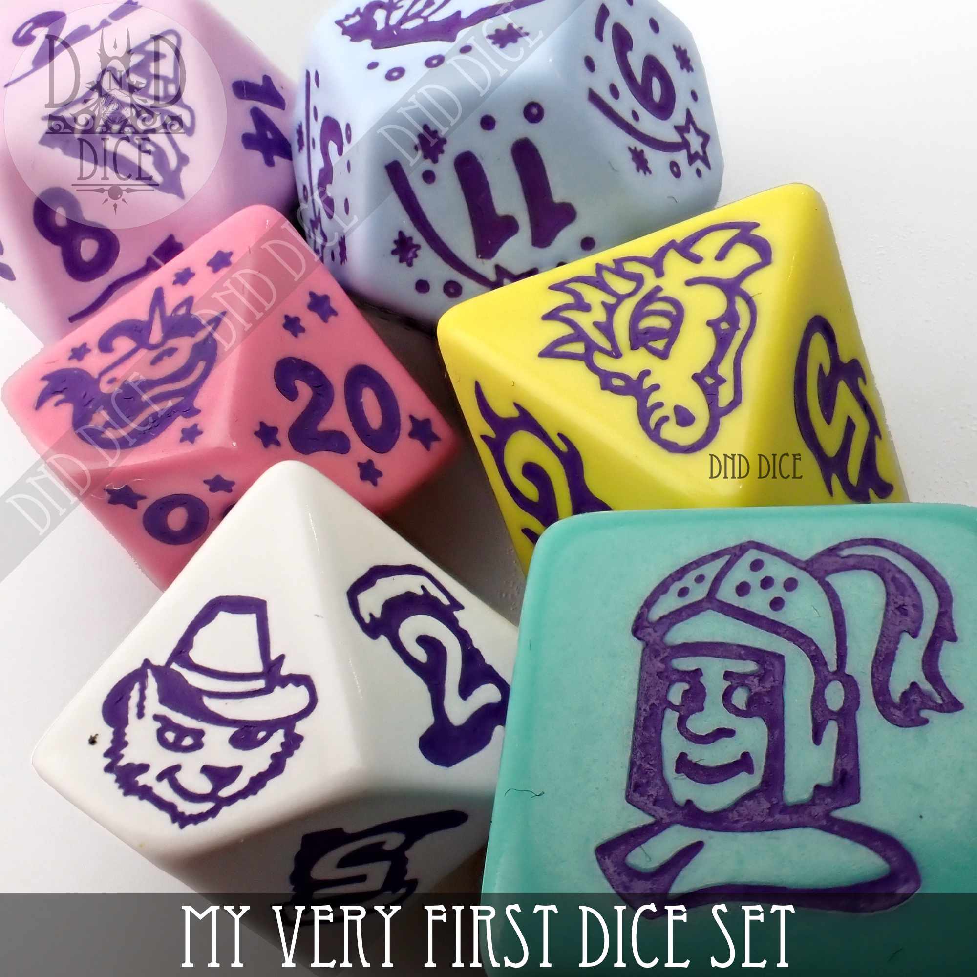 My Very First Dice Set - Bards & Cards