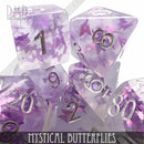 Mystical Butterflies Dice Set - Bards & Cards