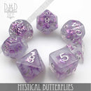 Mystical Butterflies Dice Set - Bards & Cards