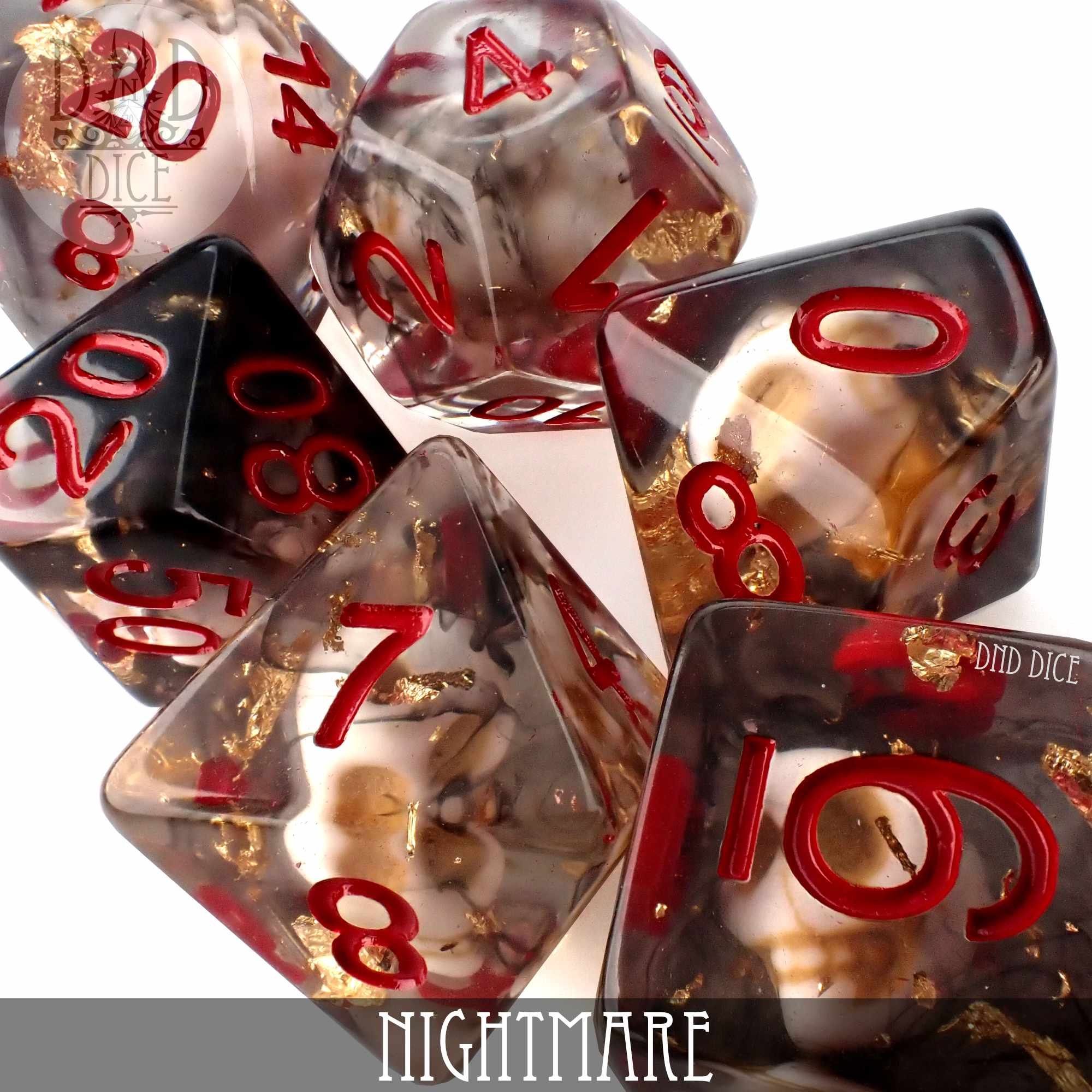 Nightmare Dice Set - Bards & Cards