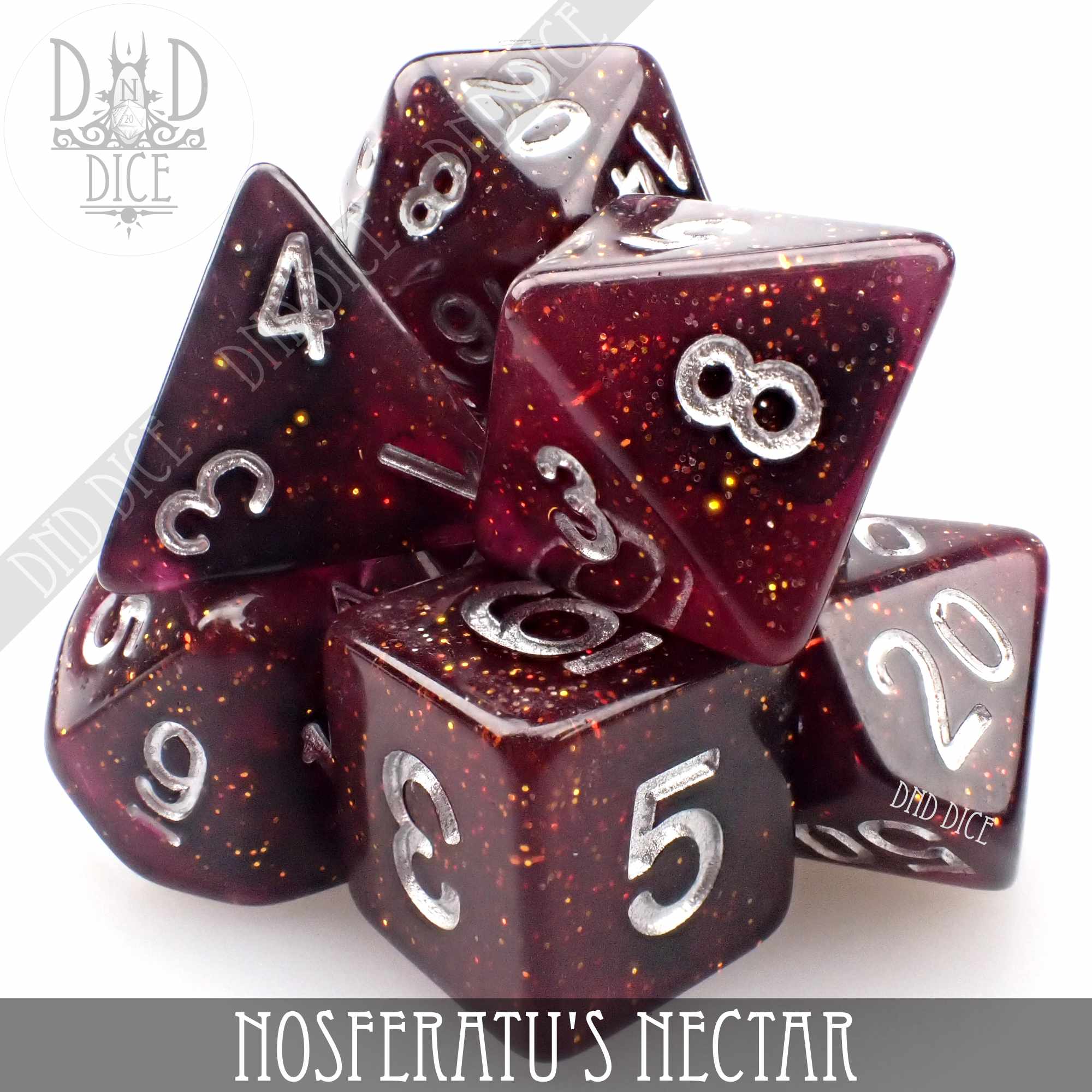 Nosferatu's Nectar Dice Set - Bards & Cards