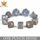 One Punch Monk 11 Dice Set - Bards & Cards