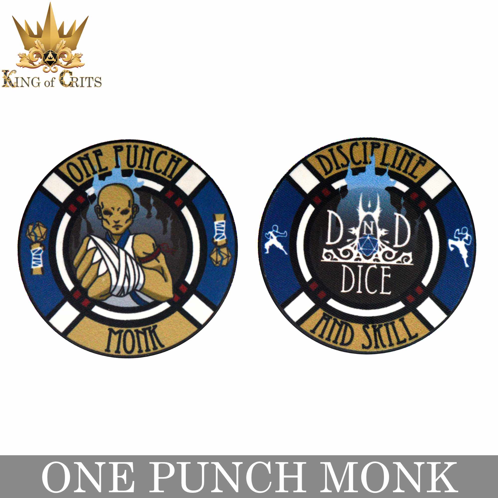 One Punch Monk 11 Dice Set - Bards & Cards
