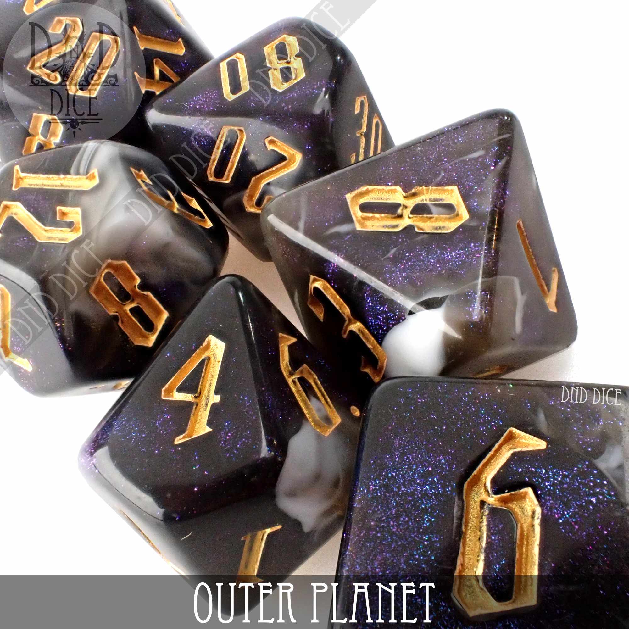 Outer Planet Dice Set - Bards & Cards