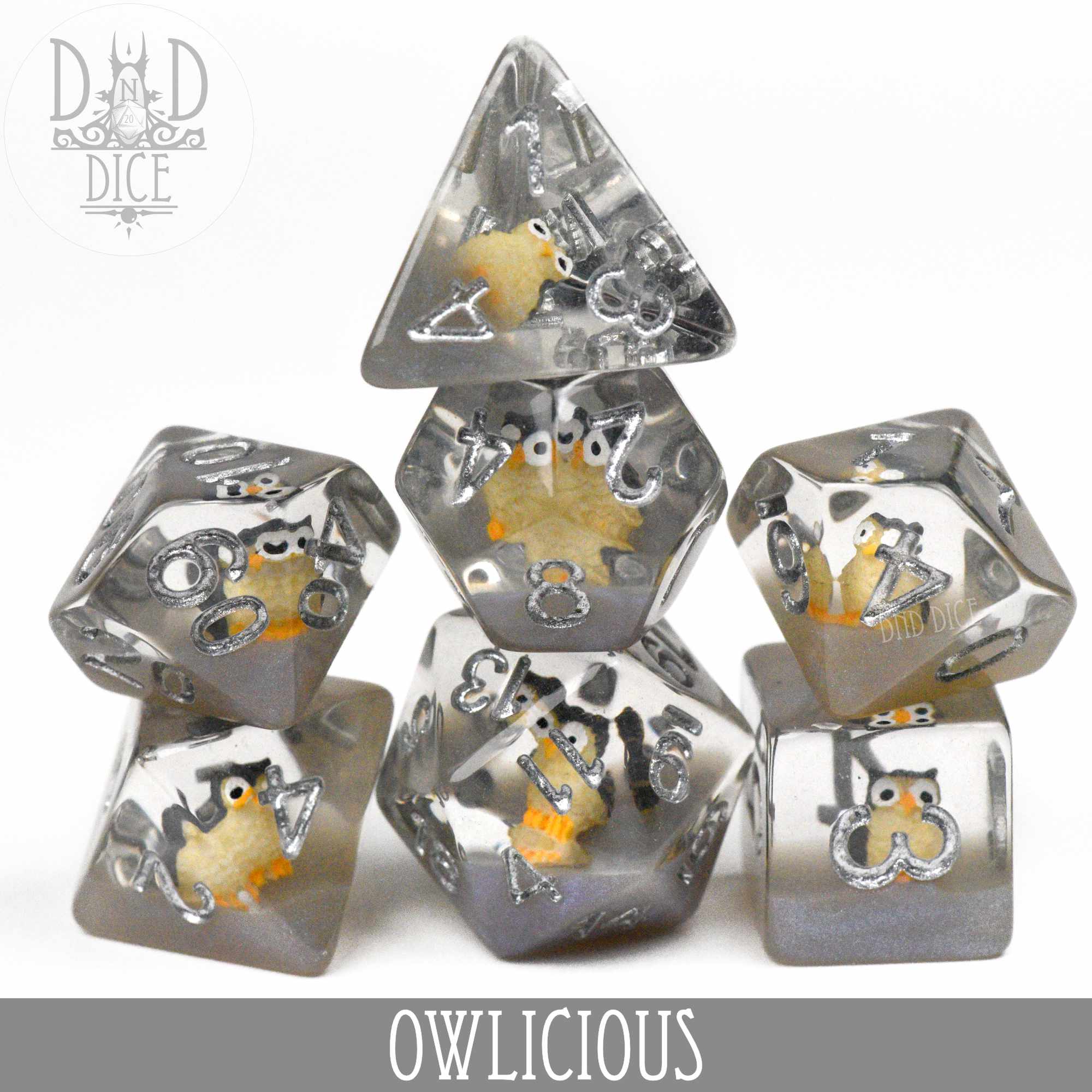 Owlicious Dice Set - Bards & Cards