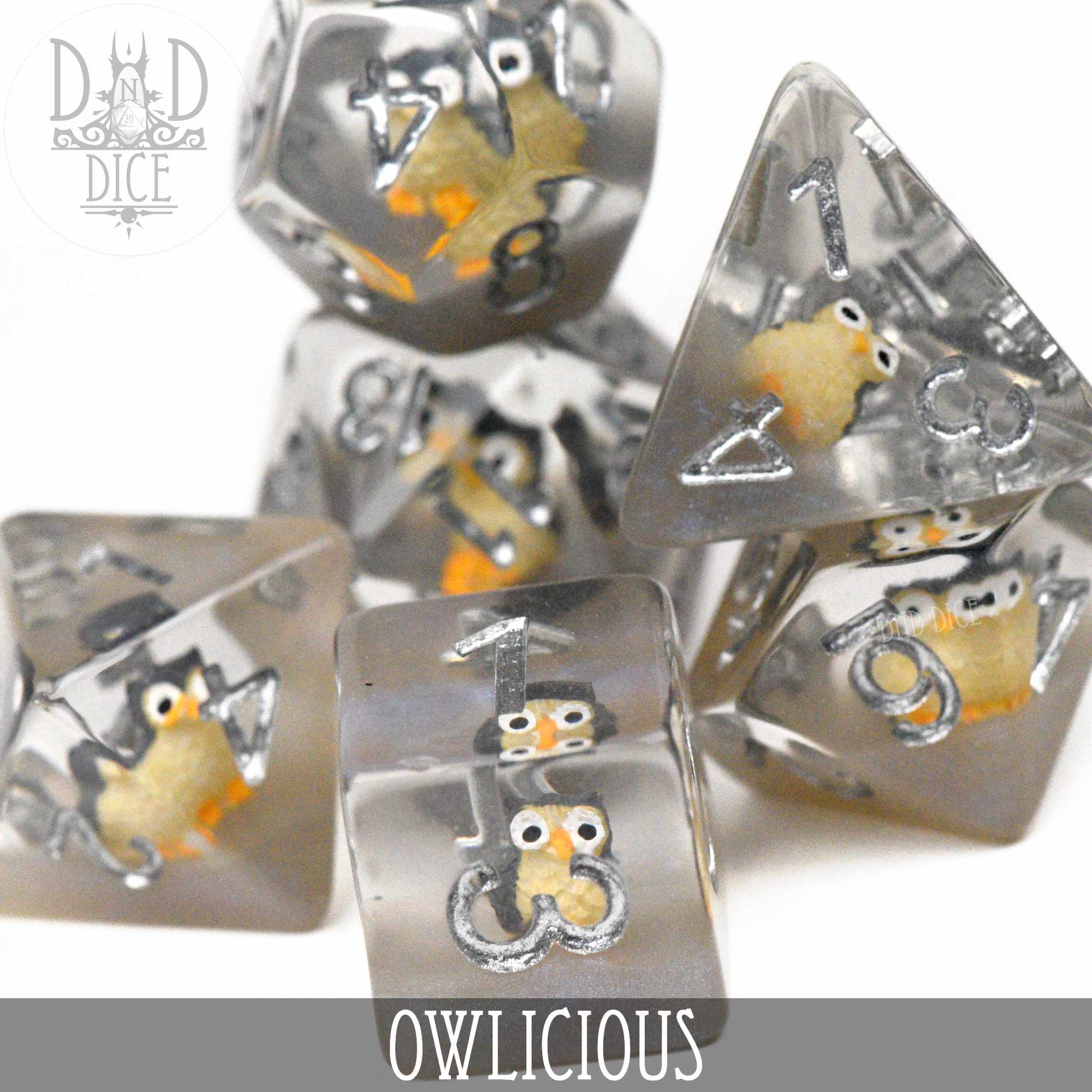 Owlicious Dice Set - Bards & Cards