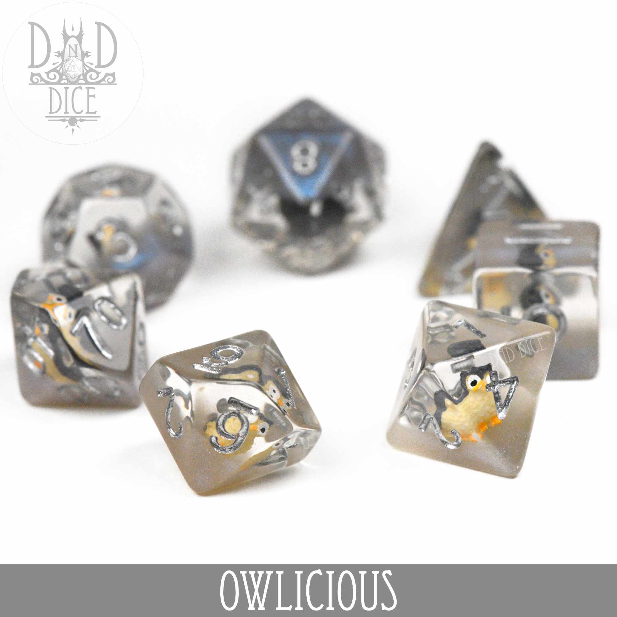 Owlicious Dice Set - Bards & Cards