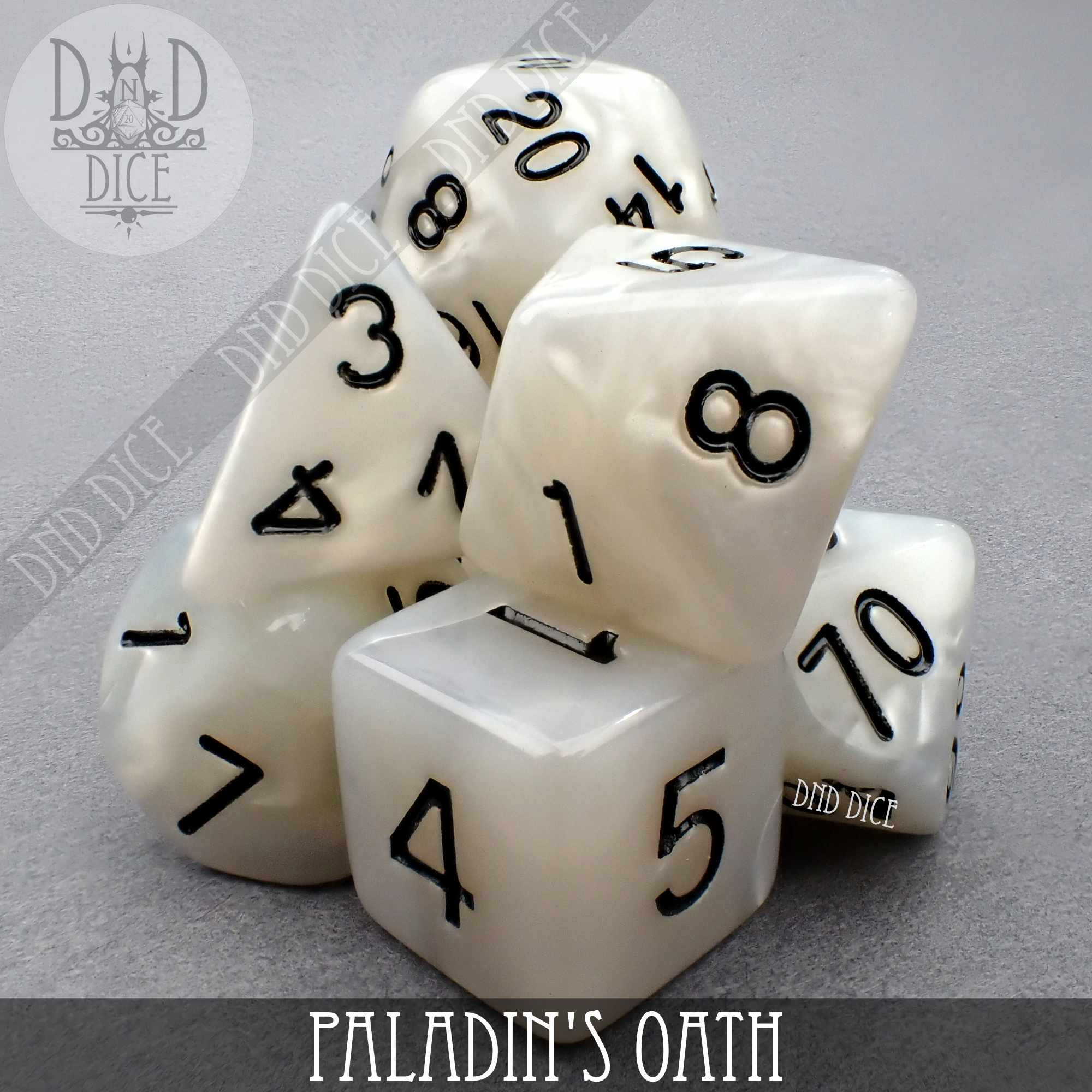 Paladin's Oath Dice Set - Bards & Cards