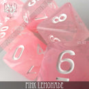 Pink Lemonade Dice Set - Bards & Cards