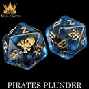 Pirates Plunder 11 Dice Set - Bards & Cards