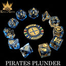 Pirates Plunder 11 Dice Set - Bards & Cards