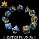Pirates Plunder 11 Dice Set - Bards & Cards