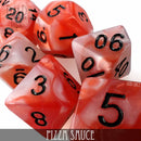 Pizza Sauce Dice Set - Bards & Cards