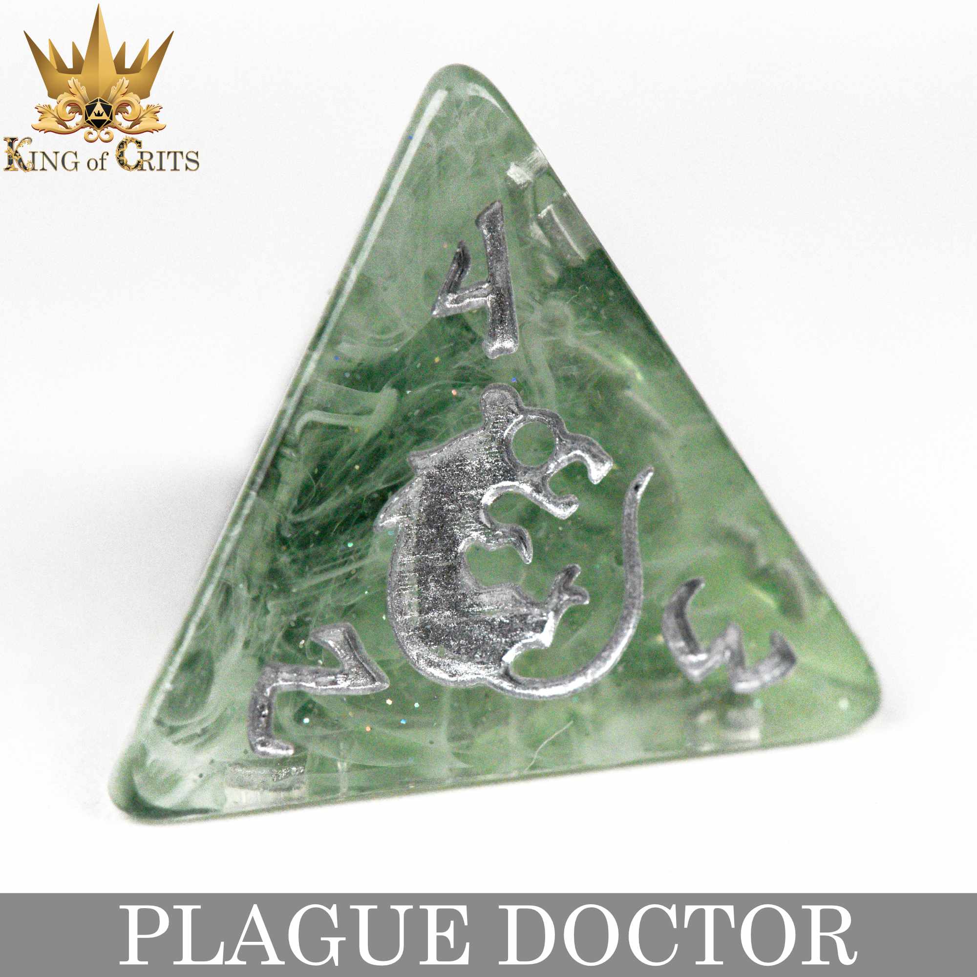 Plague Doctor 11 Dice Set - Bards & Cards