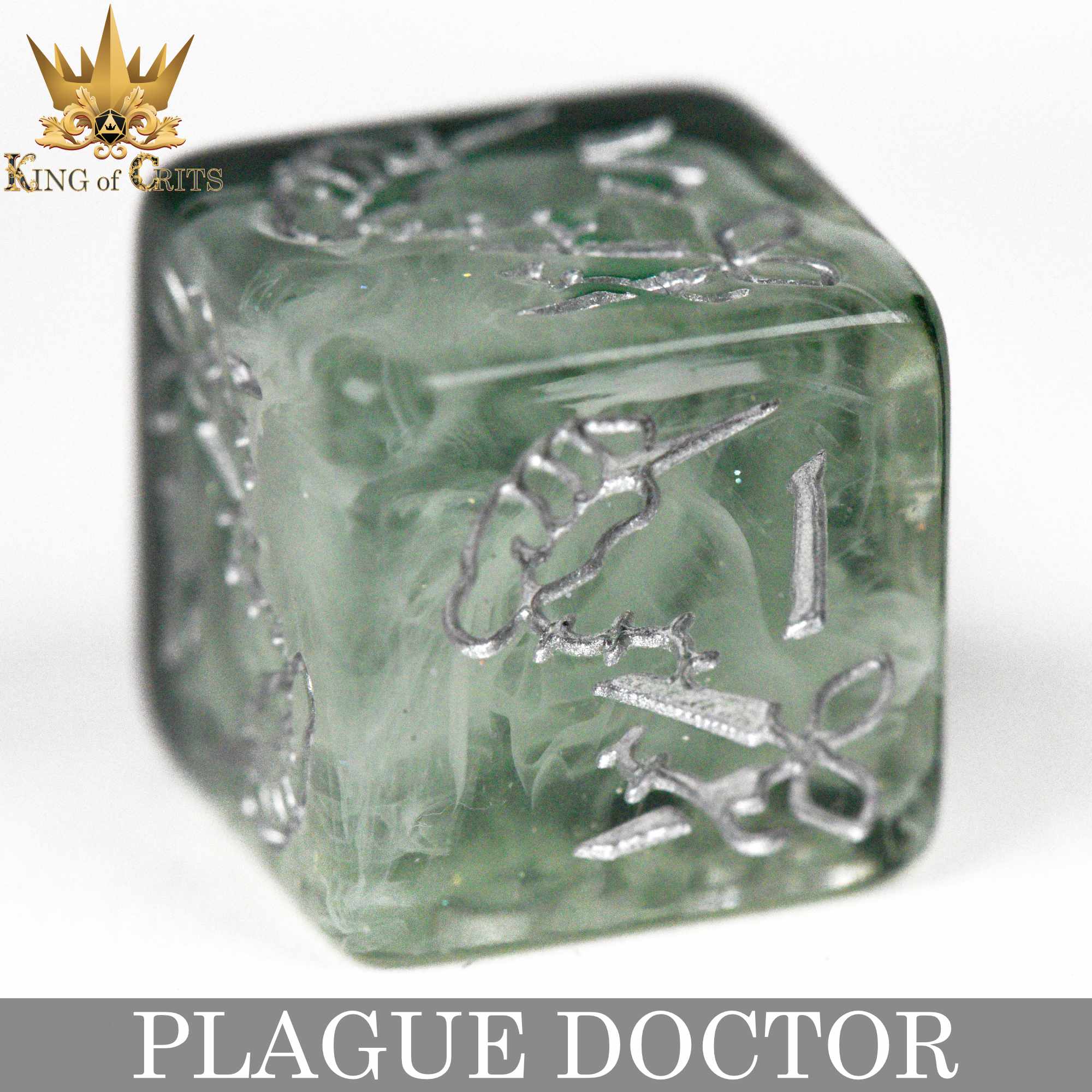 Plague Doctor 11 Dice Set - Bards & Cards