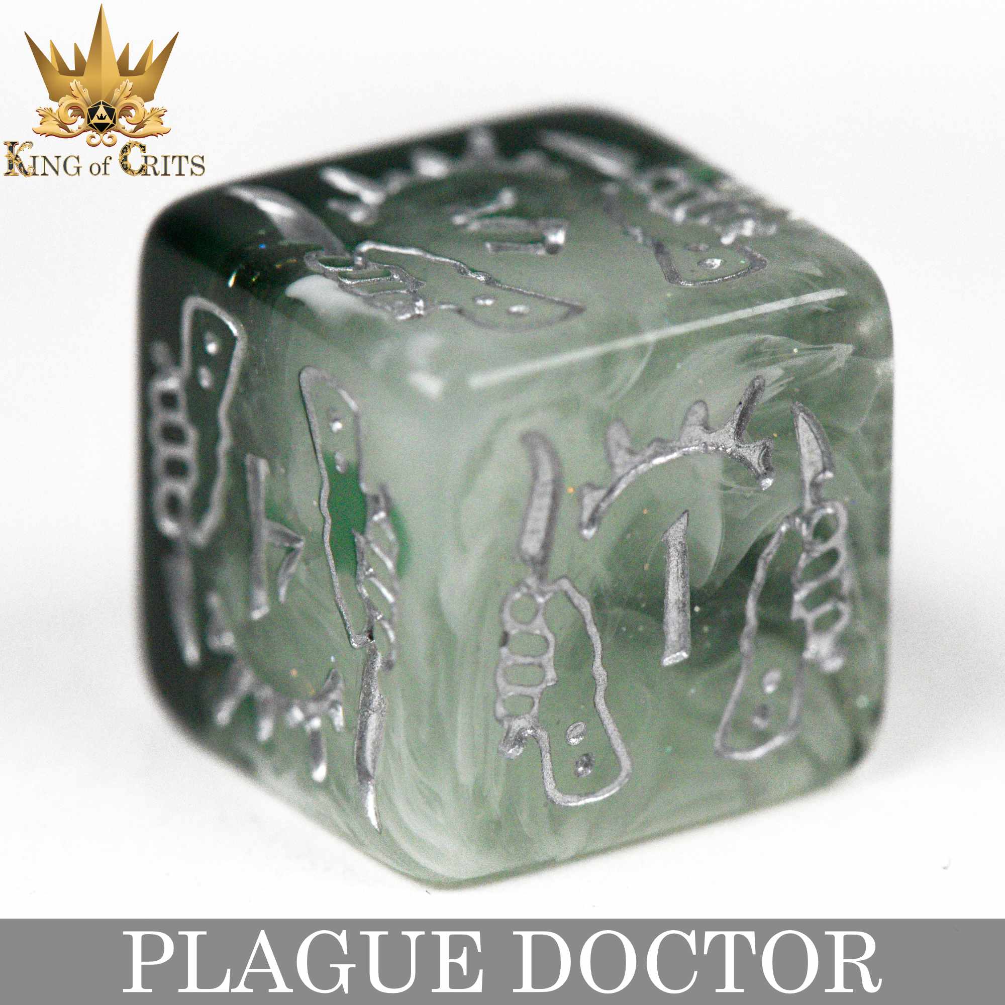 Plague Doctor 11 Dice Set - Bards & Cards