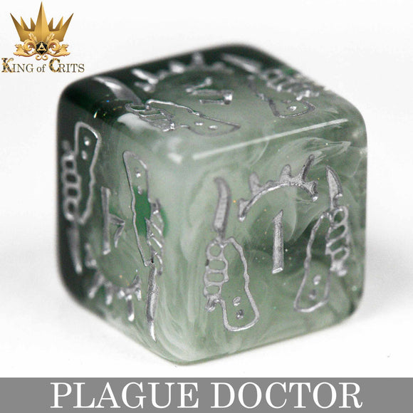 Plague Doctor 11 Dice Set - Bards & Cards