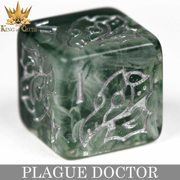 Plague Doctor 11 Dice Set - Bards & Cards