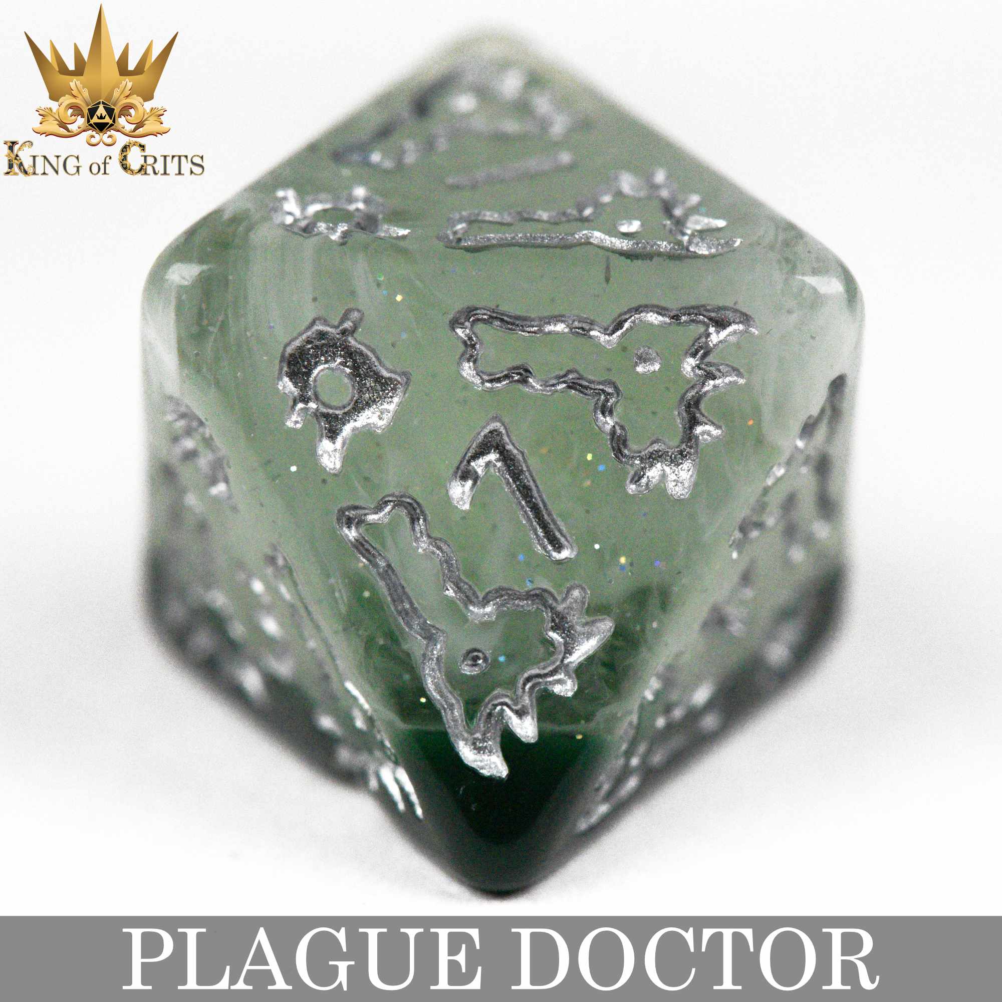 Plague Doctor 11 Dice Set - Bards & Cards