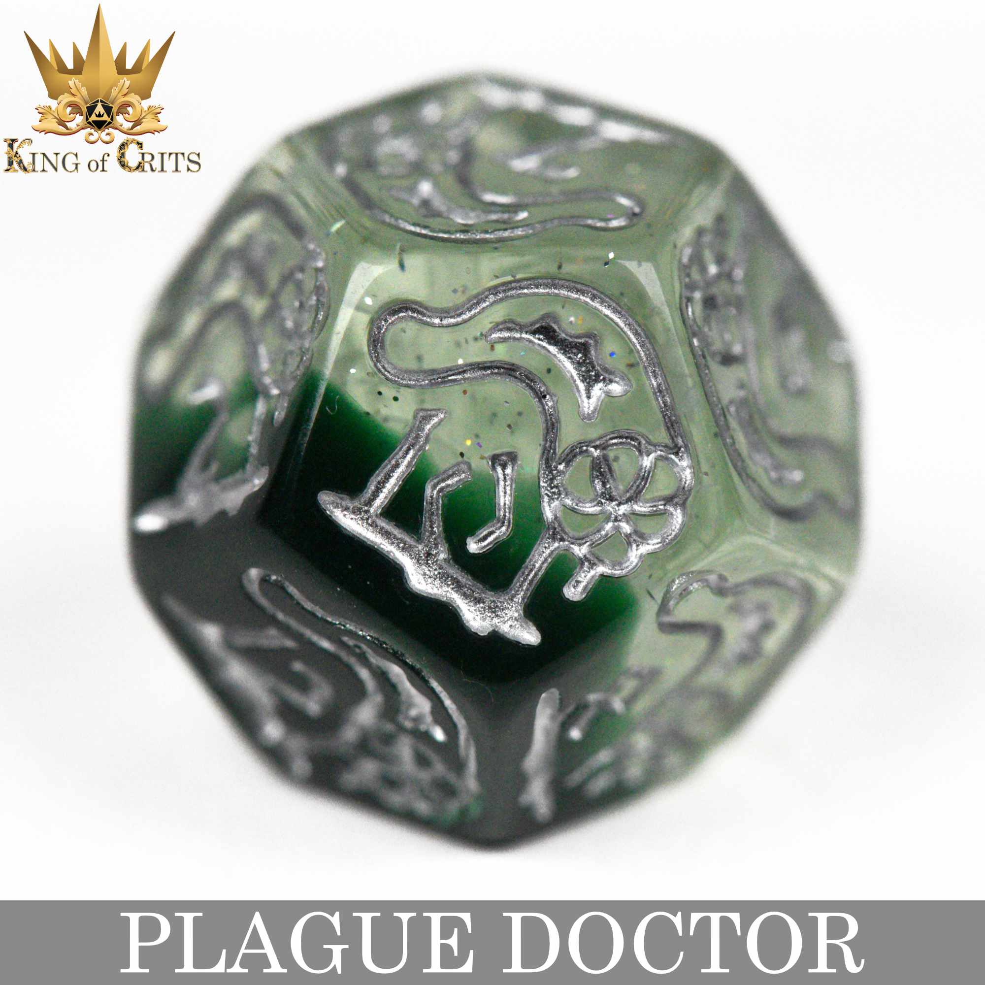 Plague Doctor 11 Dice Set - Bards & Cards