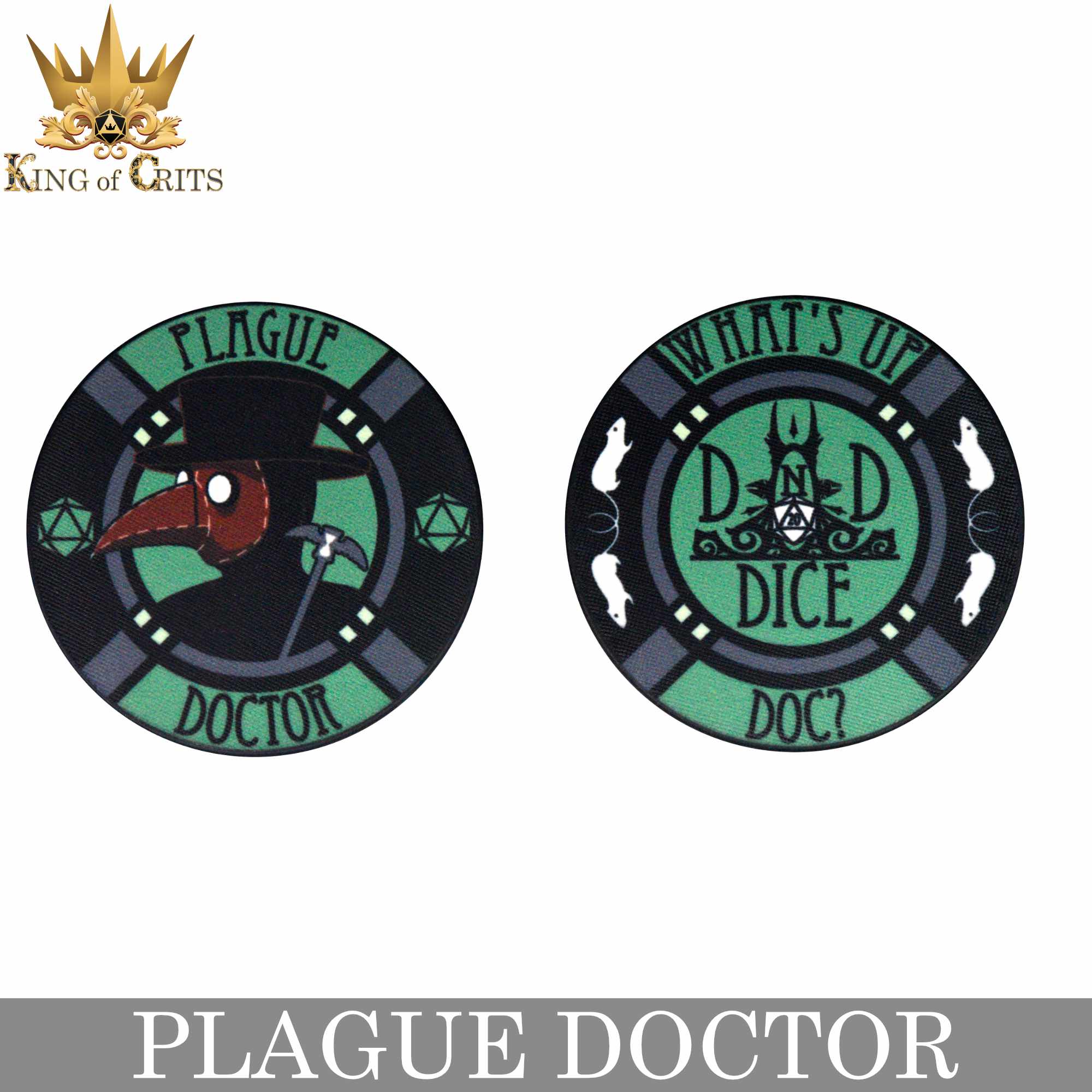 Plague Doctor 11 Dice Set - Bards & Cards