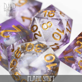 Plane Shift Liquid Core Dice Set - Bards & Cards