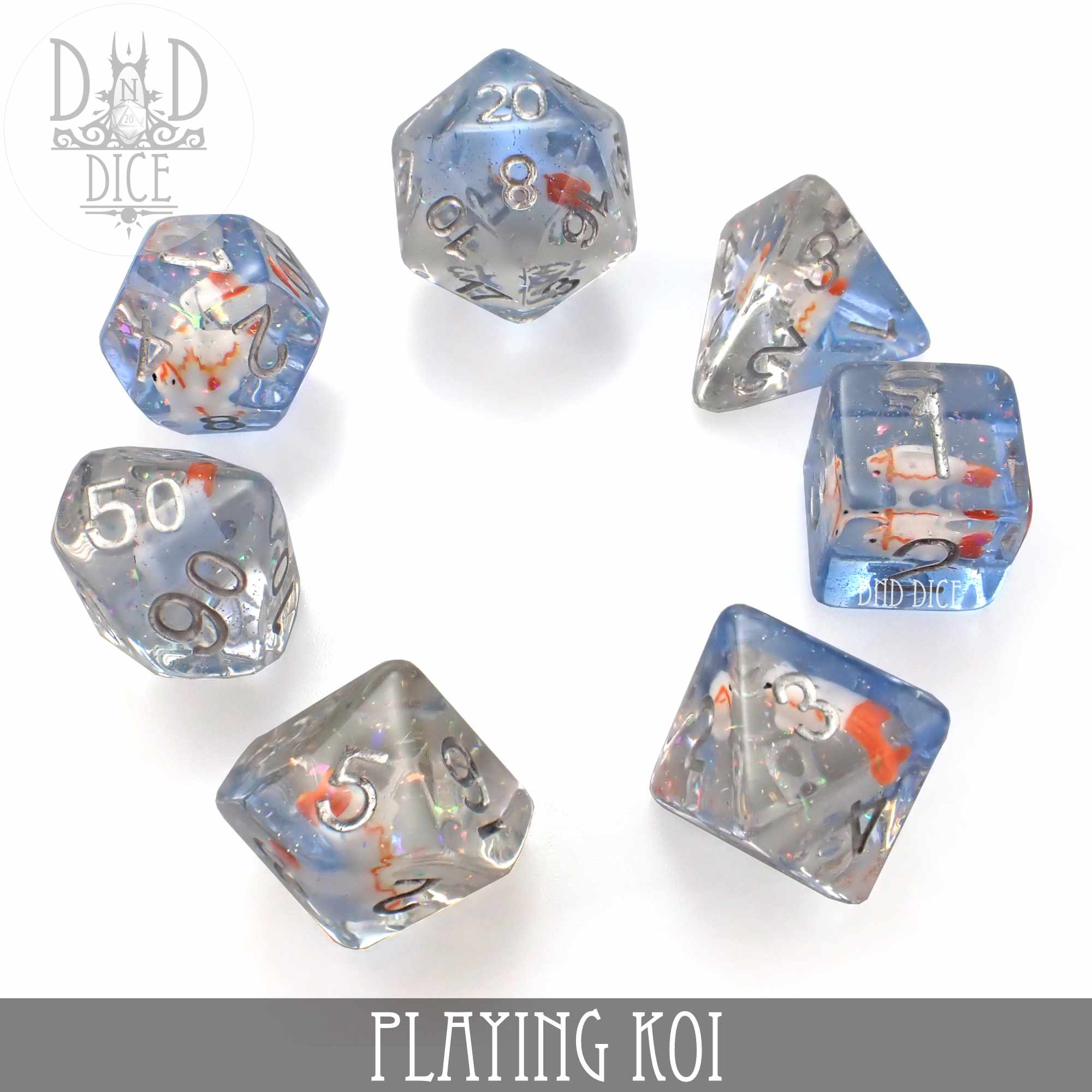 Playing Koi Dice Set - Bards & Cards