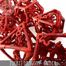 Pocket Dragons Cinder - Metal Dice Set (Gift Box) - Bards & Cards