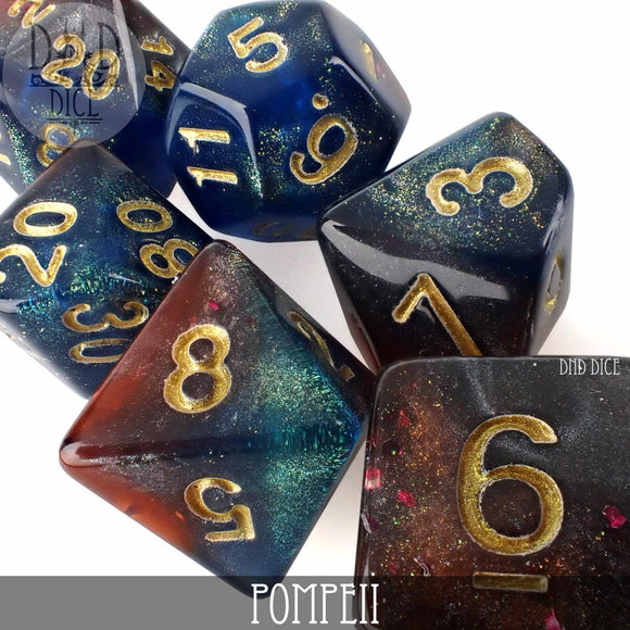 Pompeii Dice Set - Bards & Cards