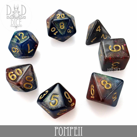 Pompeii Dice Set - Bards & Cards